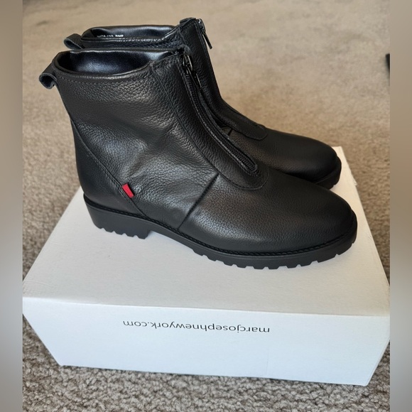 Leather MARC JOSEPH NY, ANKLE BOOTS ASSORTED, ASSORTED COLORS (new) - Picture 4 of 13